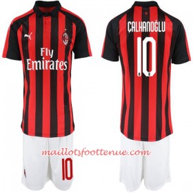 Maillot/Tenue AC Milan Hakan Calhanoglu 10 Enfant Domicile 2018/2019